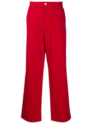 Rowing Blazers Wide Twill Trousers - Red