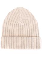 Warm-me 'eric' Beanie Hat, Women's, Nude/neutrals, Cashmere