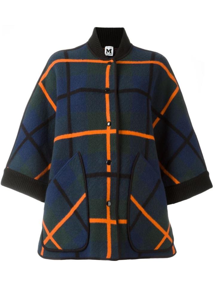 M Missoni Checked Oversized Coat