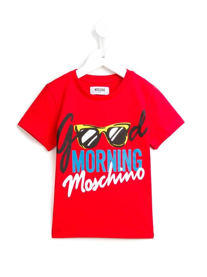 Moschino Kids Good Morning Printed T-shirt