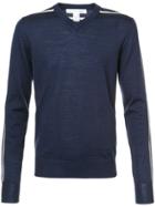 Comme Des Garçons Shirt V-neck Jumper - Blue