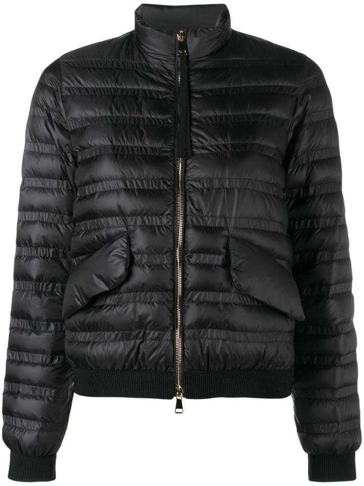 Moncler Quilted Long Sleeve Jacket - Black