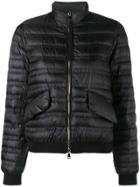 Moncler Quilted Long Sleeve Jacket - Black