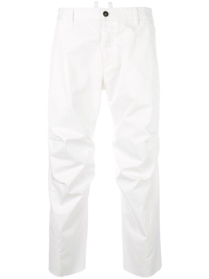 Dsquared2 Cropped Chinos - White