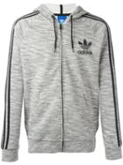 Adidas Originals Striped Sleeves Hoodie, Men's, Size: Xl, Grey, Polyester/cotton