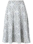 Knitted Skirt - Women - Acrylic/lurex/viscose - M, Black, Acrylic/lurex/viscose, Cecilia Prado