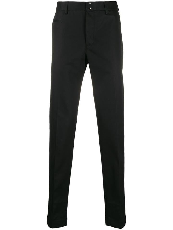 Incotex Tailored Cotton Trousers - Black