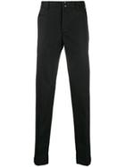 Incotex Tailored Cotton Trousers - Black