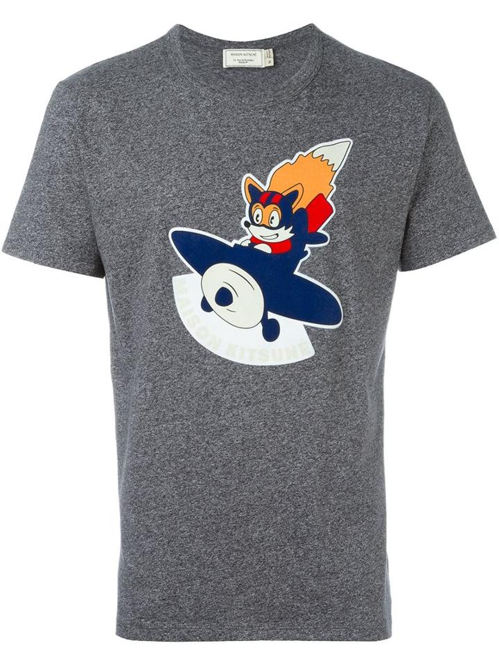 Maison Kitsuné 'airman' T-shirt