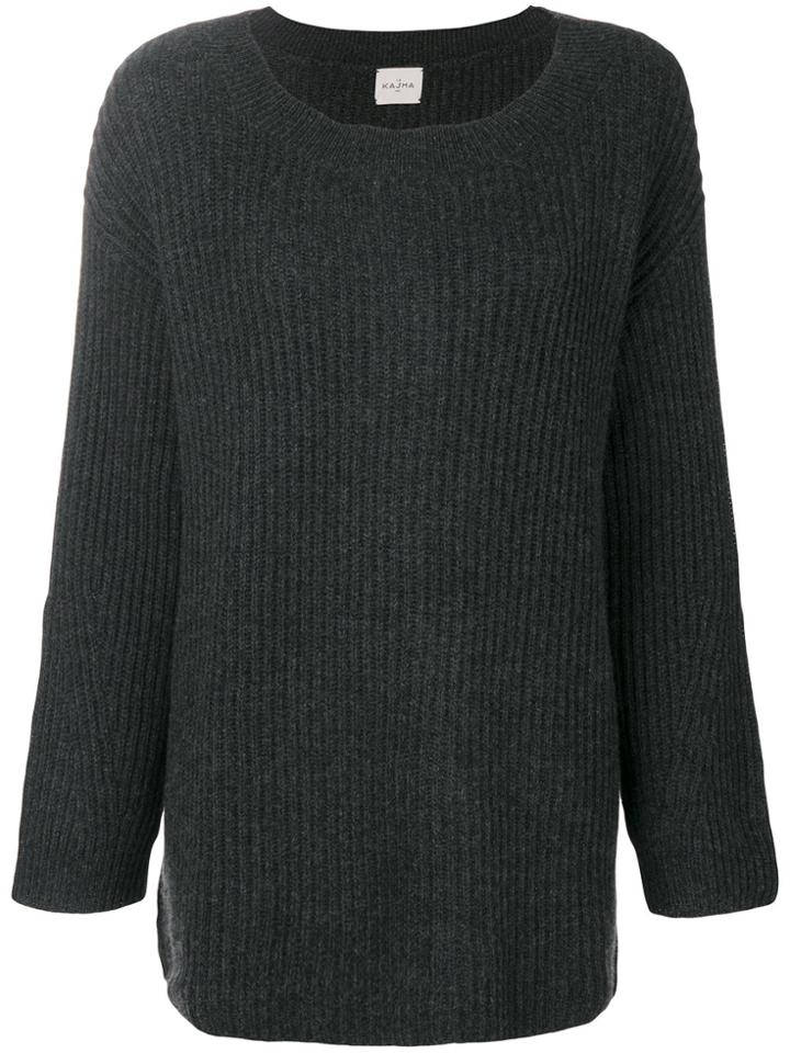 Le Kasha Hyeres Boat Neck Sweater - Grey