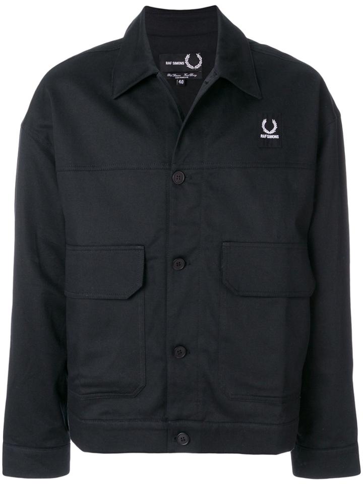 Raf Simons X Fred Perry Tape Detail Jacket - Black