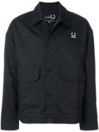 Raf Simons X Fred Perry Tape Detail Jacket - Black