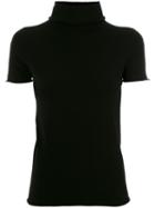 Twin-set - Turtleneck Knitted Blouse - Women - Polyester/viscose - M, Black, Polyester/viscose