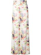 Jill Stuart Kelsey Floral Trousers - White