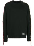 Versace Collection String Trim Sweatshirt - Black