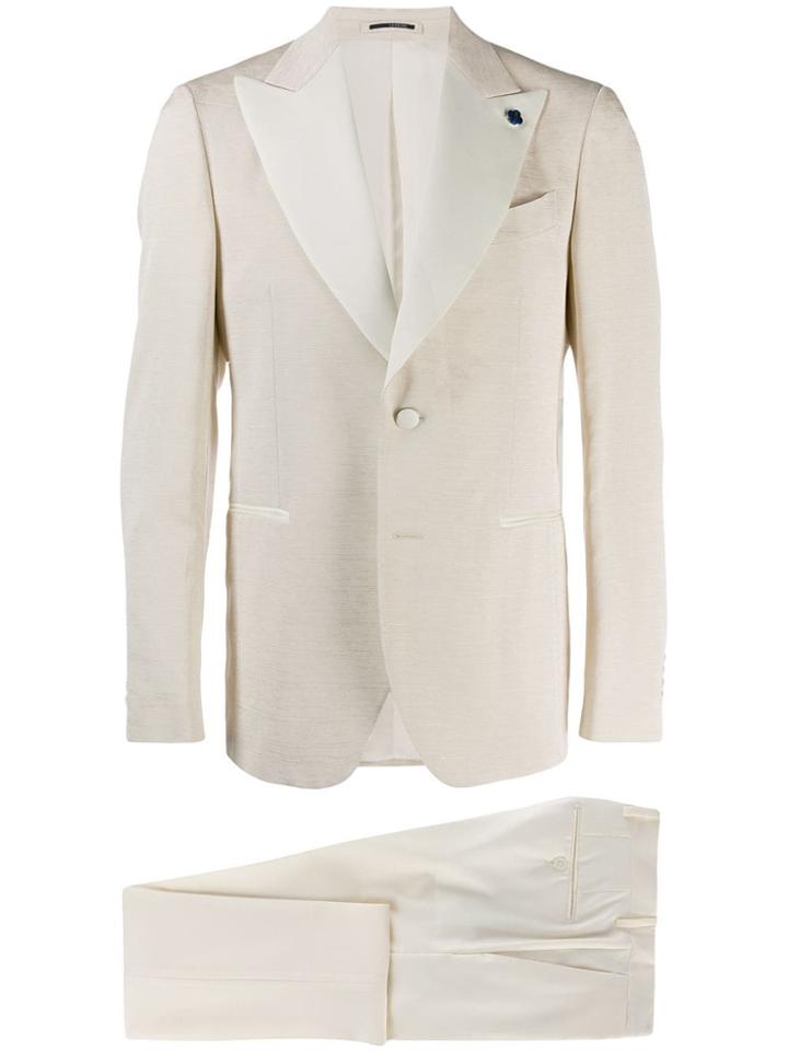 Dell'oglio Slim-fit Formal Suit - Neutrals