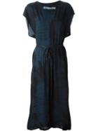 Raquel Allegra Botanical Print Midi Dress