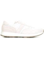 Moncler Monaco Sneakers, Men's, Size: 43, Nude/neutrals, Suede/nylon/rubber
