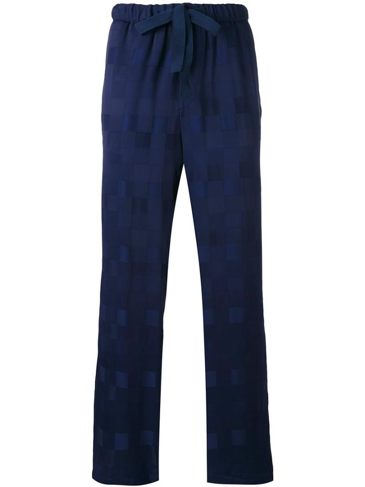 Matthew Miller - Payero Loose Fit Joggers - Men - Viscose - M, Blue, Viscose