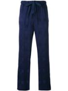 Matthew Miller - Payero Loose Fit Joggers - Men - Viscose - M, Blue, Viscose