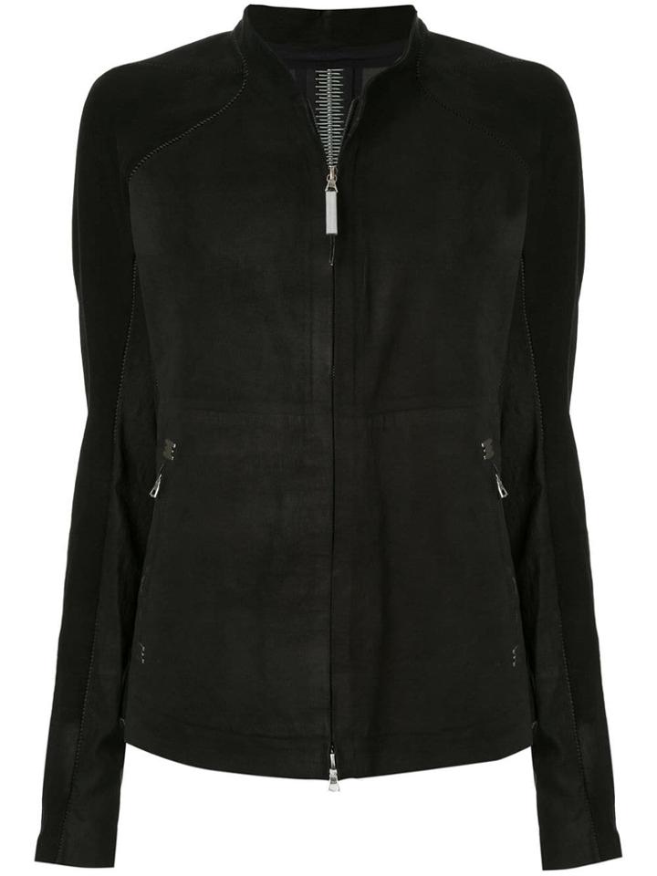 Isaac Sellam Experience Zipped Fitted Jacket - Black