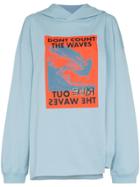 Ambush Waves Print Hoodie - Blue