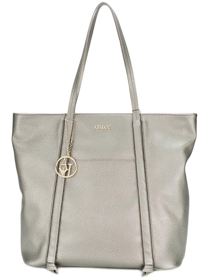 Armani Jeans Piped Detail Shoulder Bag - Metallic