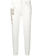 Twin-set Skinny Embellished Jeans - White