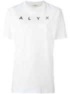 Alyx Logo Print T-shirt, Women's, Size: Xs, White, Cotton