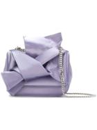 No21 Front Knot Shoulder Bag - Pink & Purple