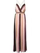 M Missoni Spaghetti Strap Long Dress - Pink