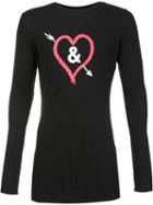 Judson Harmon 'ampersand Collab' T-shirt, Adult Unisex, Size: Small, Black, Viscose/wool