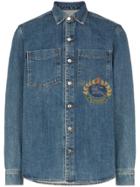 Burberry Denim Button-down Shirt - Blue