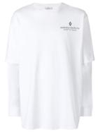 Marcelo Burlon County Of Milan Logo Print Layered Shirt - White