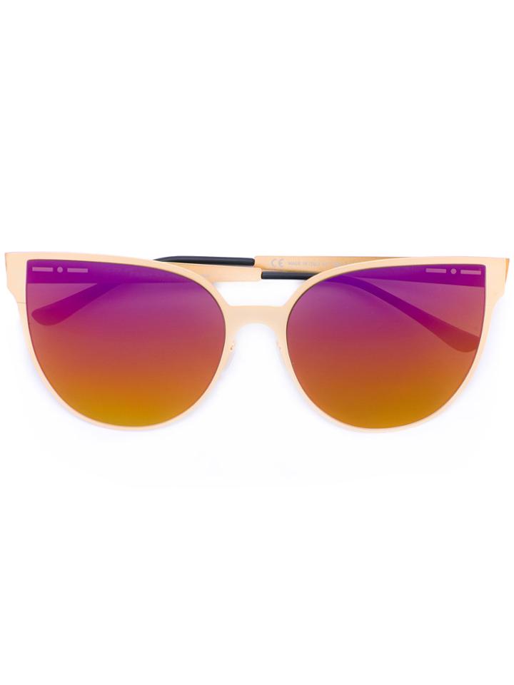 Italia Independent Gradient-effect Sunglasses - Nude & Neutrals