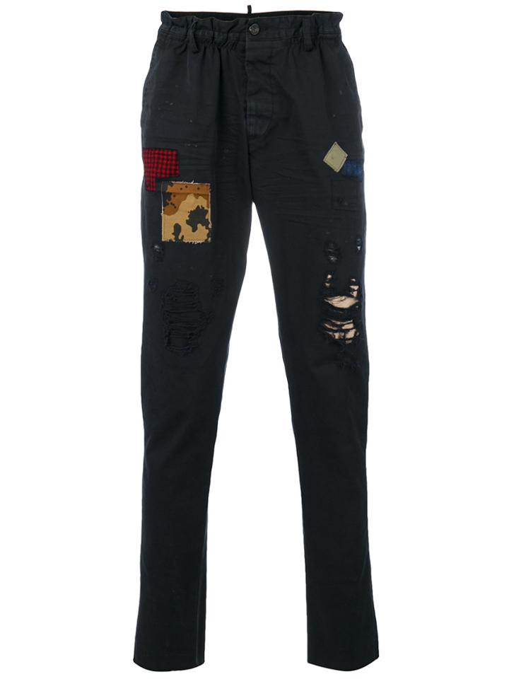 Boss Hugo Boss Straight-leg Trousers - Blue