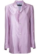 Y / Project - Oversized Blazer - Women - Silk - S, Pink/purple, Silk