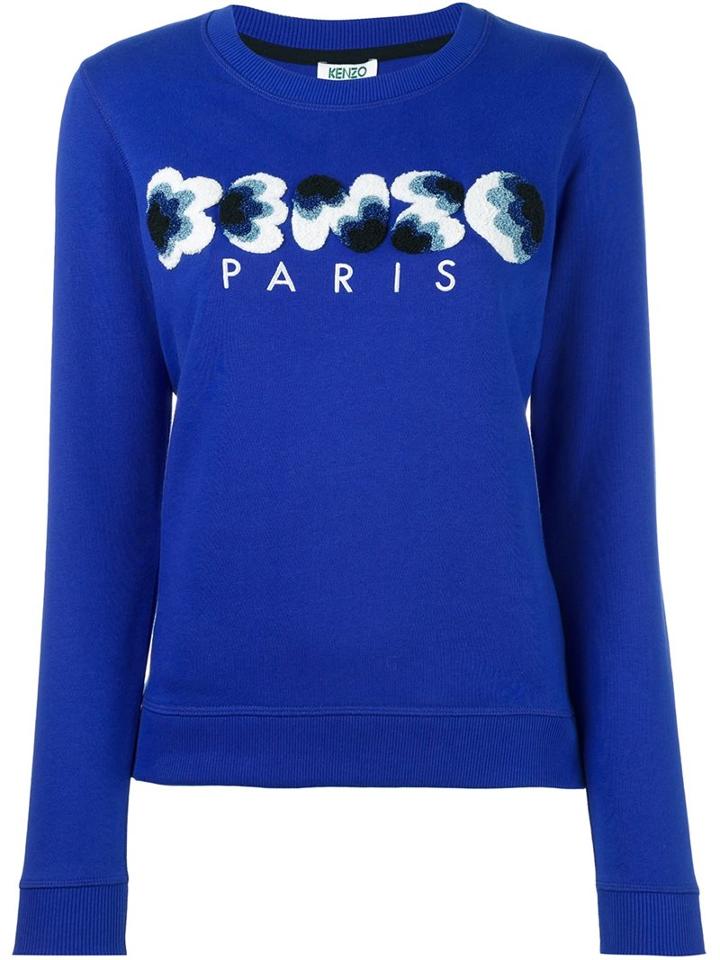 Kenzo 'kenzo Popcorn' Sweatshirt, Women's, Size: Medium, Blue, Cotton