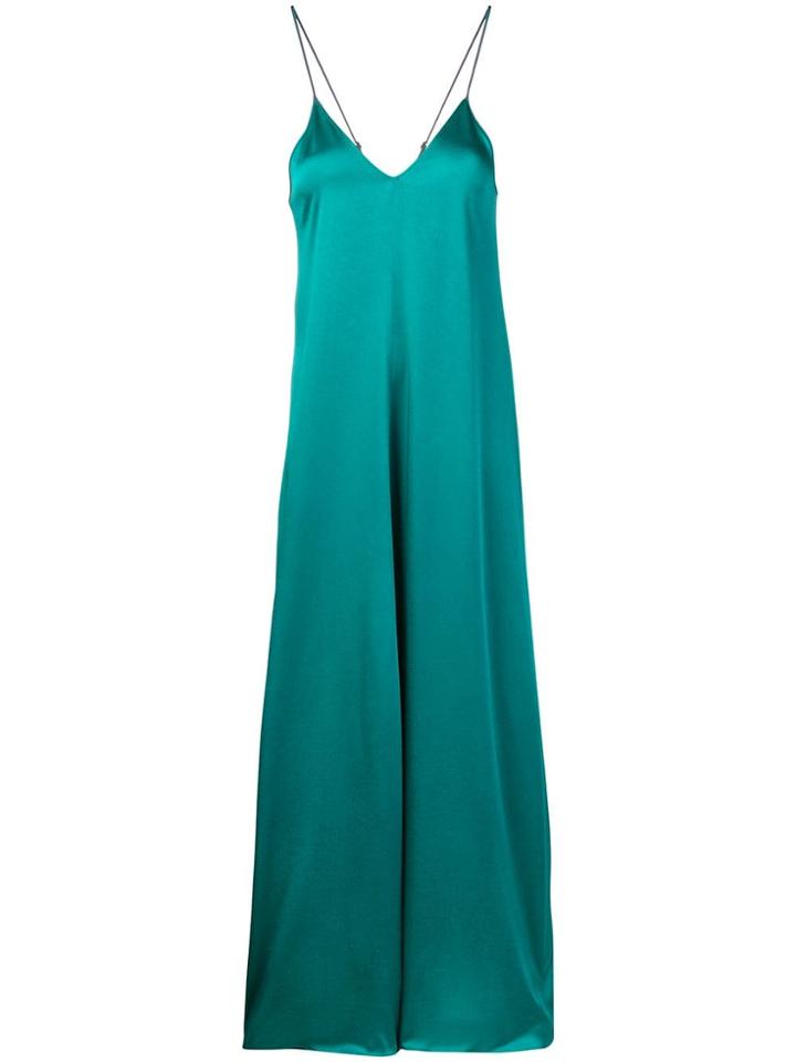 Forte Forte V-neck Maxi Dress - Green
