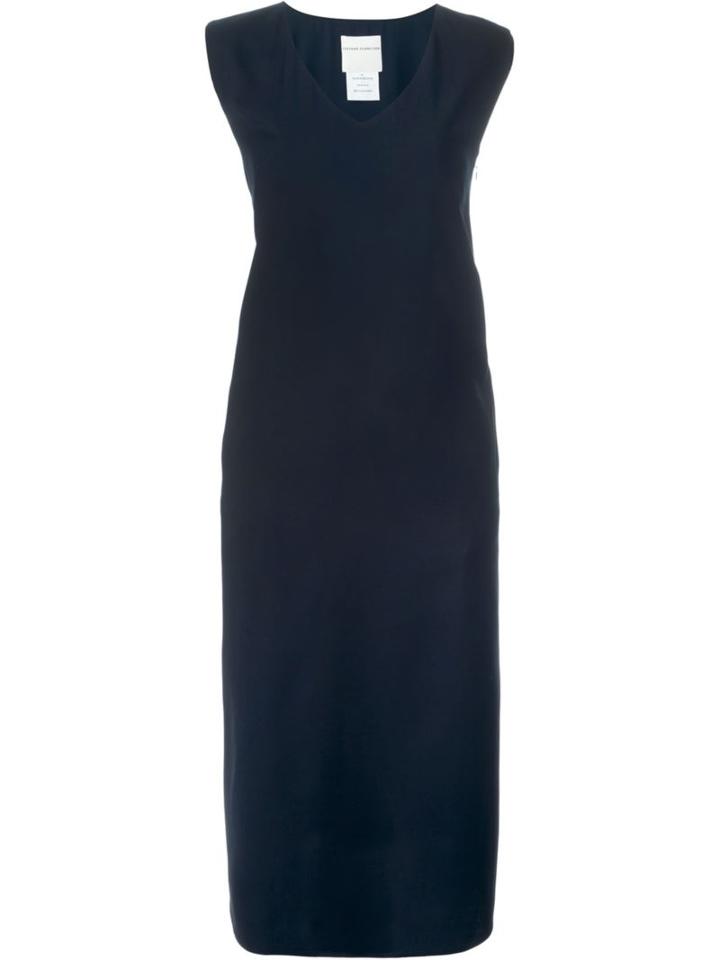Stephan Schneider V-neck Dress, Women's, Size: S, Blue, Cotton