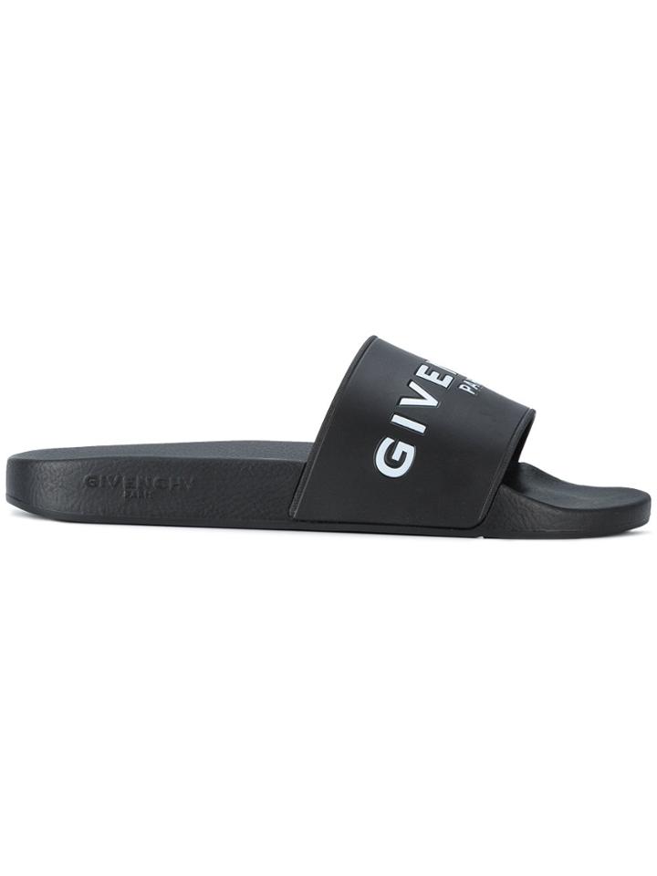 Givenchy Givenchy Paris Slides - Black