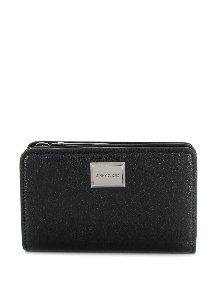 Jimmy Choo Marcia Zip-around Wallet - Black