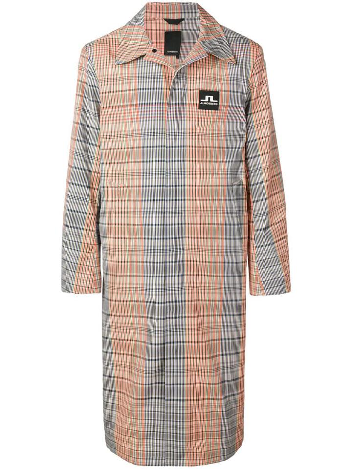 J.lindeberg Gosh Tech Check Coat - Neutrals