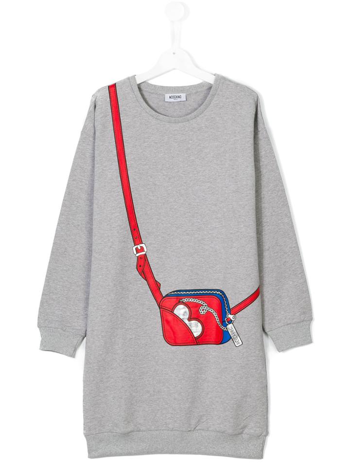 Moschino Kids Printed Sweatshirt - Grey