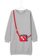 Moschino Kids Printed Sweatshirt - Grey