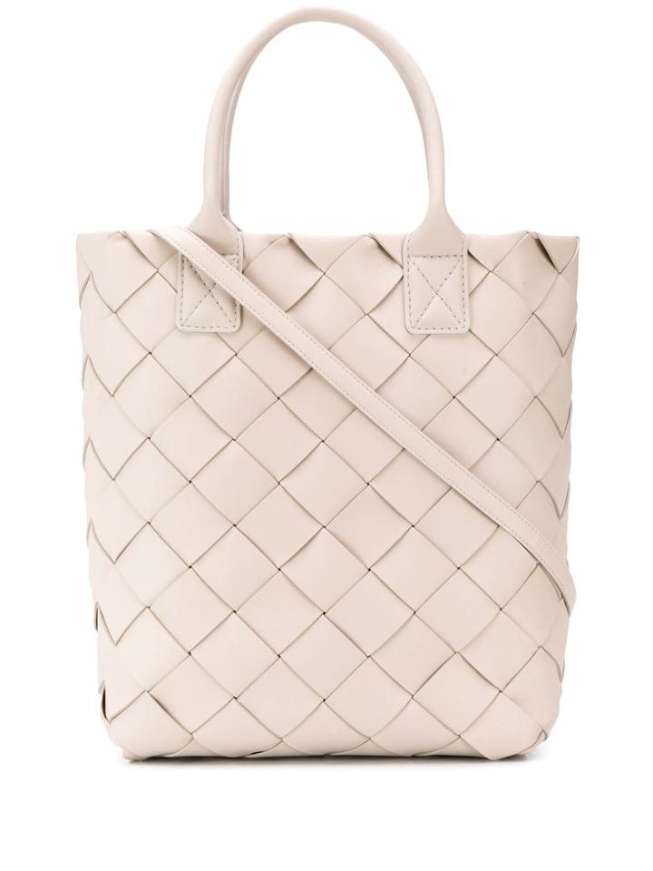 Bottega Veneta Maxi Cabat 30 Tote Bag - White