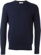 Ballantyne Crew Neck Pullover, Men's, Size: 52, Blue, Cotton