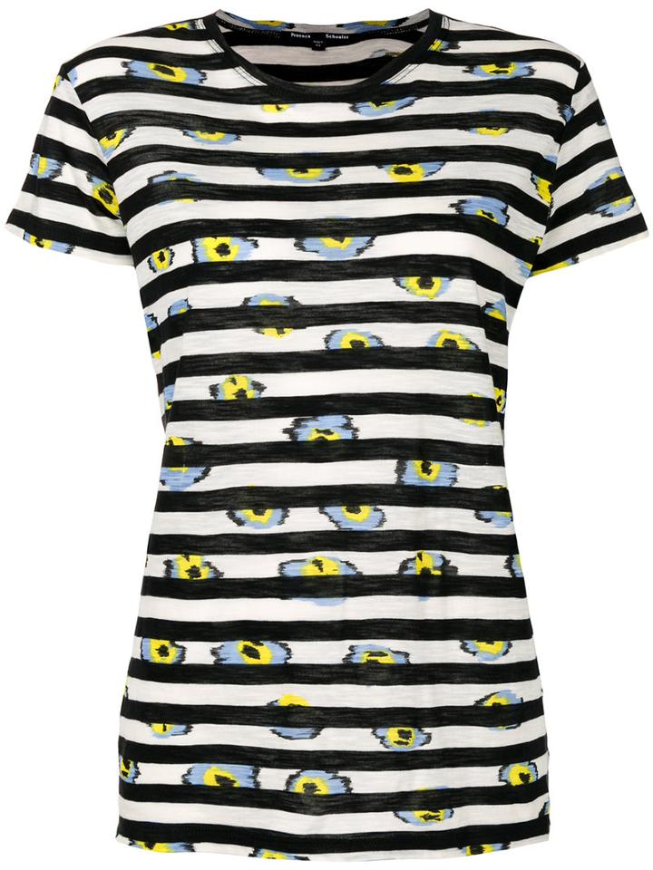 Proenza Schouler - Striped T-shirt - Women - Cotton - Xs, Cotton