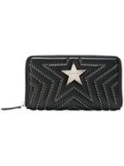 Stella Mccartney Stella Star Studded Zip Purse - Black