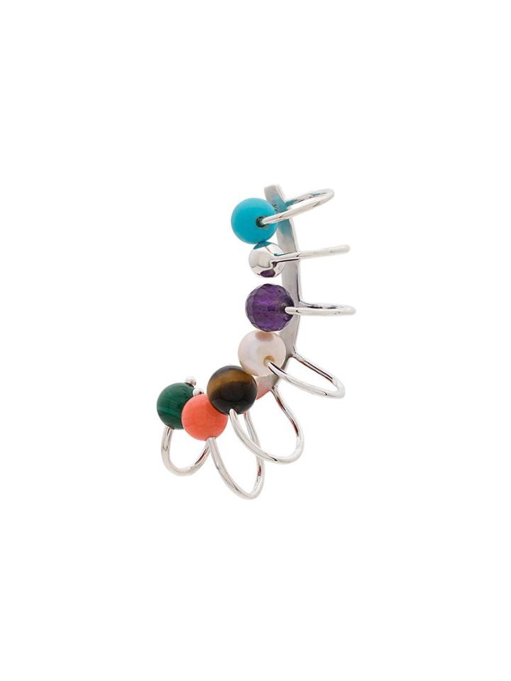 Vibe Harsl0f Lana Mixed Stone Singular Ear Cuff - Metallic